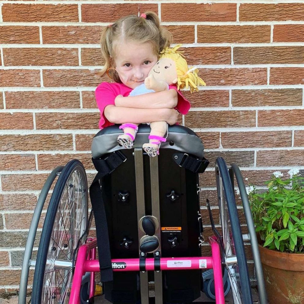 PHOTO: Anna Hopson, 5, has a progressive neuromuscular disorder called Charcot-Marie-Tooth disease.