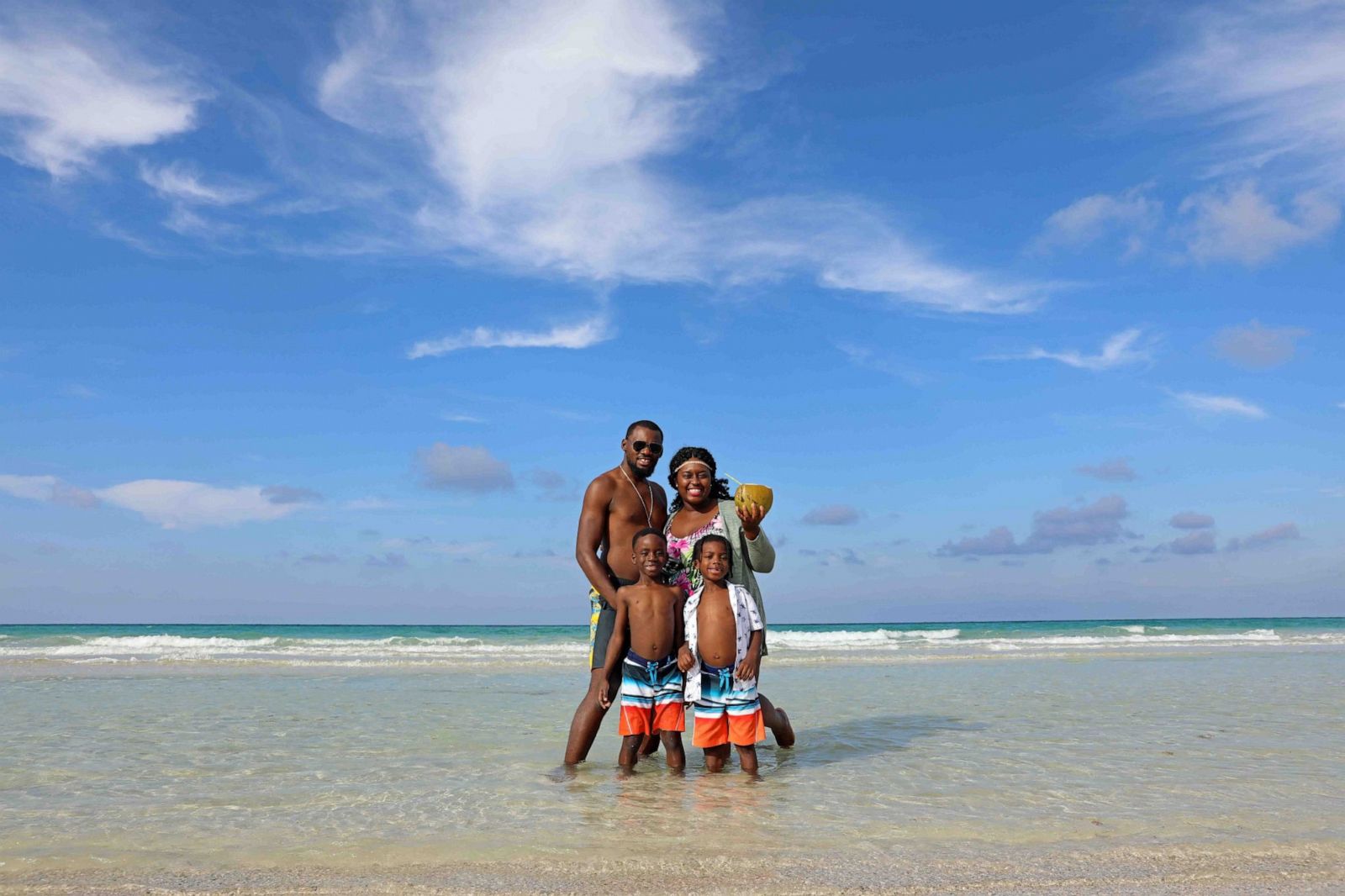 PHOTO: Karen Akpan and family in Havana, Cuba.