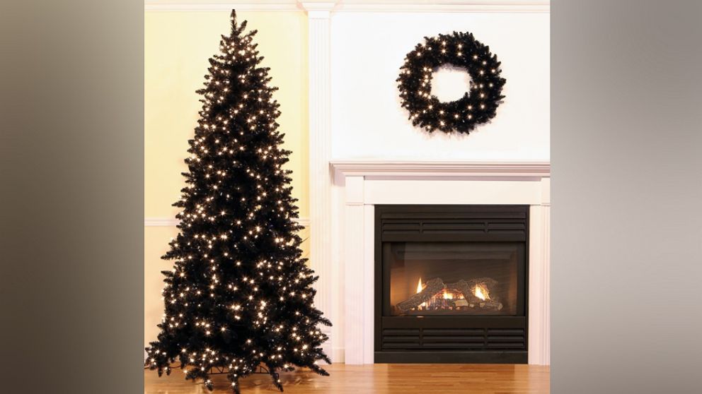 black christmas tree