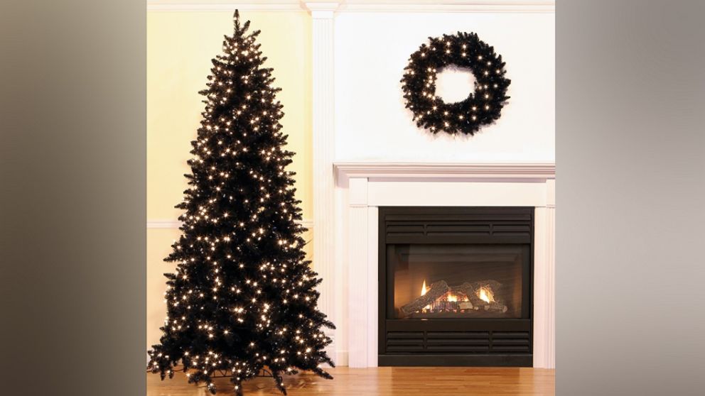 PHOTO: Searches for black Christmas trees are up 70 percent over last year on Wayfair.com.