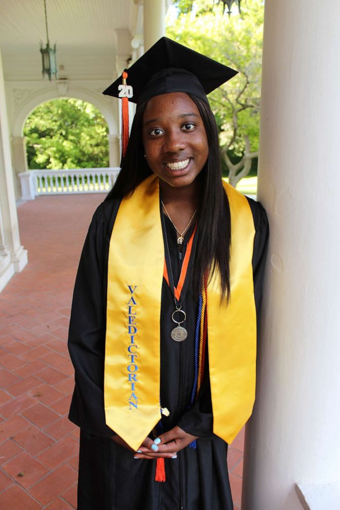 PHOTO: Nina Mitchell, 17, graduated from DeKalb High School in DeKalb, Illinois, with a 4.549 GPA. 