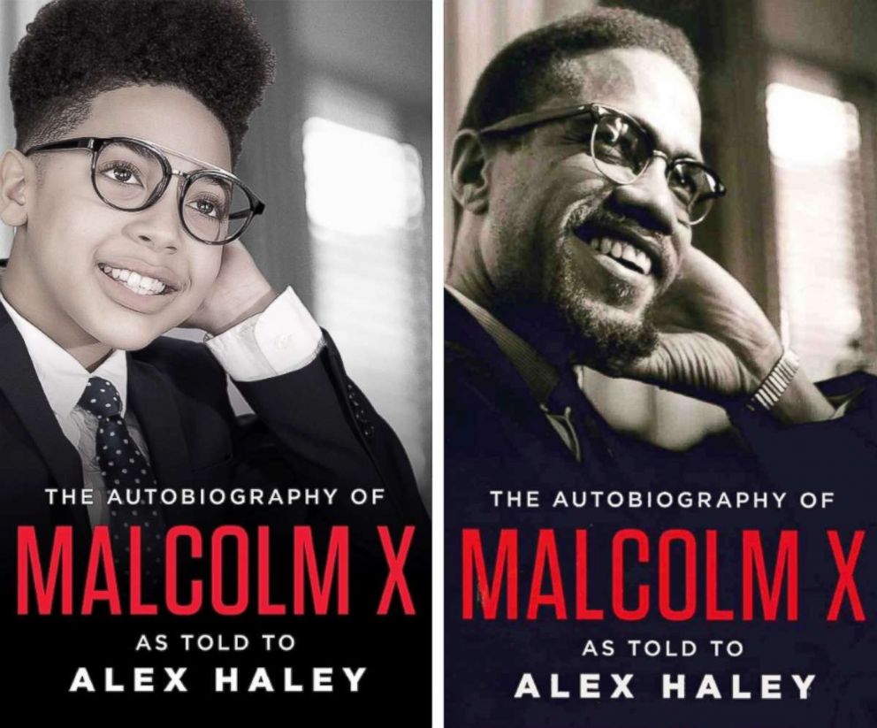 PHOTO: Milwaukee College Prep School student Brighton Mosley recreates the cover of "The Autobiography of Malcolm X: As Told to Alex Haley."