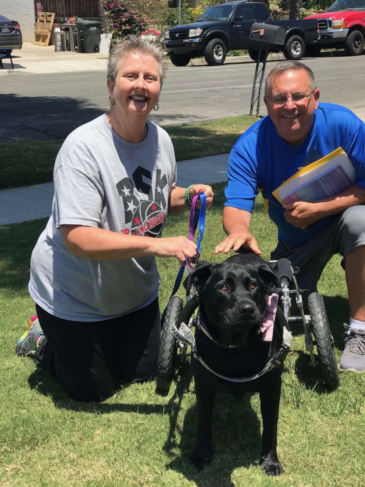 PHOTO: Maggie was adopted by Penny Yearsley on June 9, 2019. Yearsley and her family own a nonprofit called Bill's Special Kids, where they invite 130 children with special needs and their families to do fun activities.