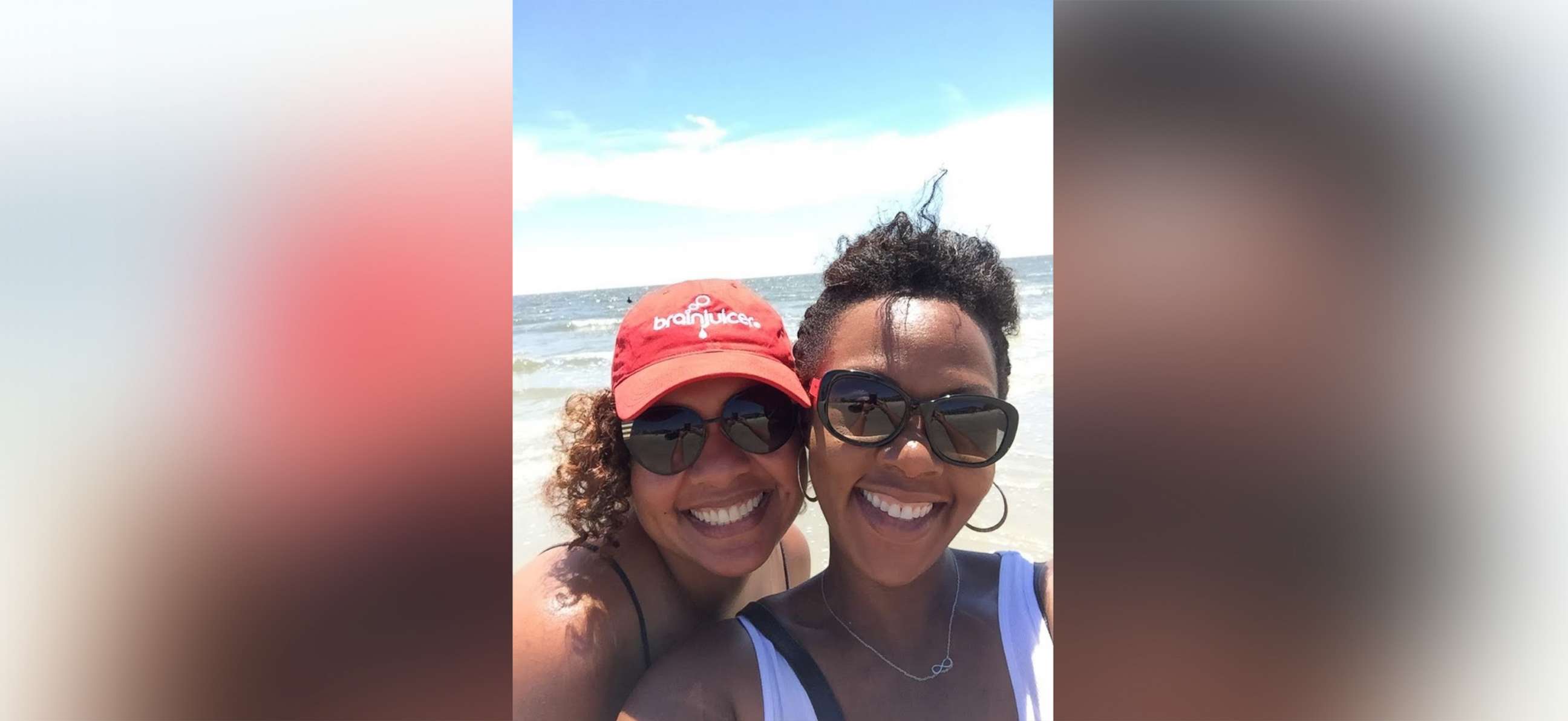 PHOTO: Bianca Pryor and Shalon Irving pose together on a vacation they took while they were both pregnant in 2016.