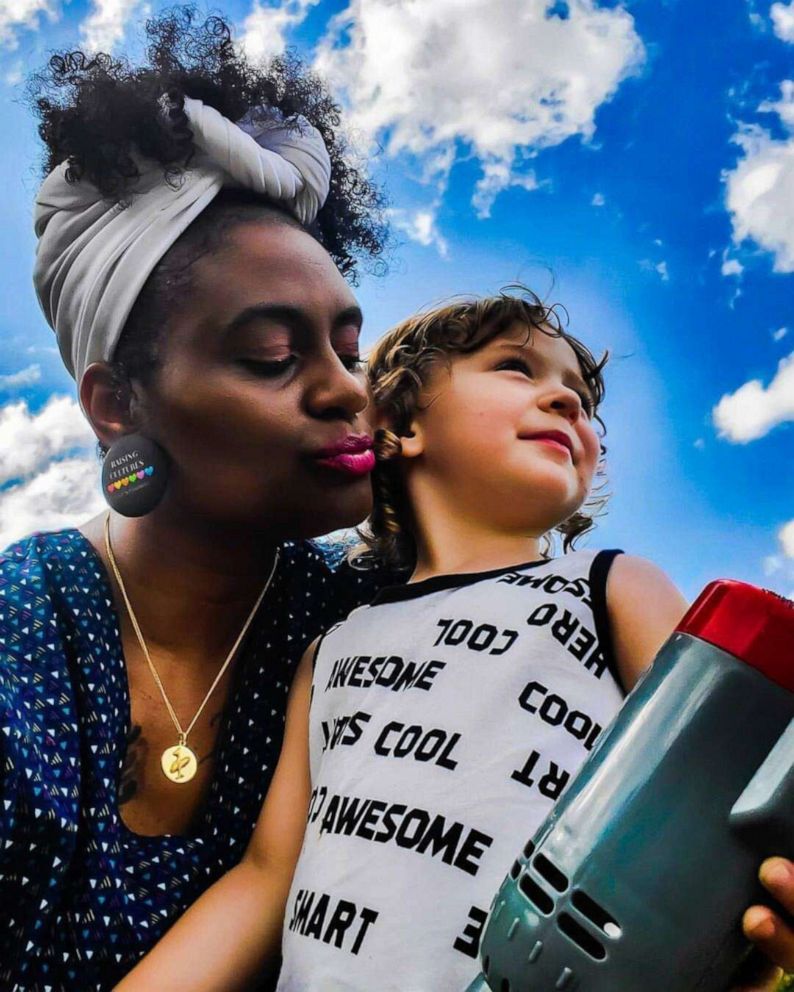 PHOTO: Keia Jones-Baldwin and her husband Richardro of North Carolina, adopted Princeton, 2, on Aug. 29, 2019. Princeton is the youngest brother of Zariyah, 16, and two other adopted siblings, Karleigh, 16 and Ayden, 9.