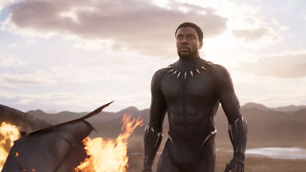 PHOTO: Chadwick Boseman in a scene from the movie Black Panther.