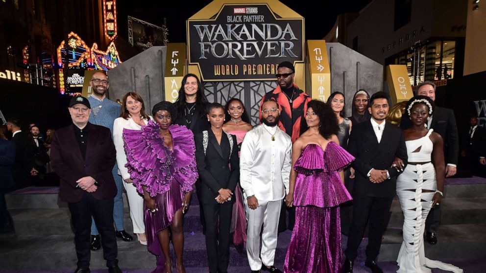 PHOTO: The Black Panther: Wakanda Forever World Premiere at the El Capitan Theatre in Hollywood, Calif., on Oct. 26, 2022. 
