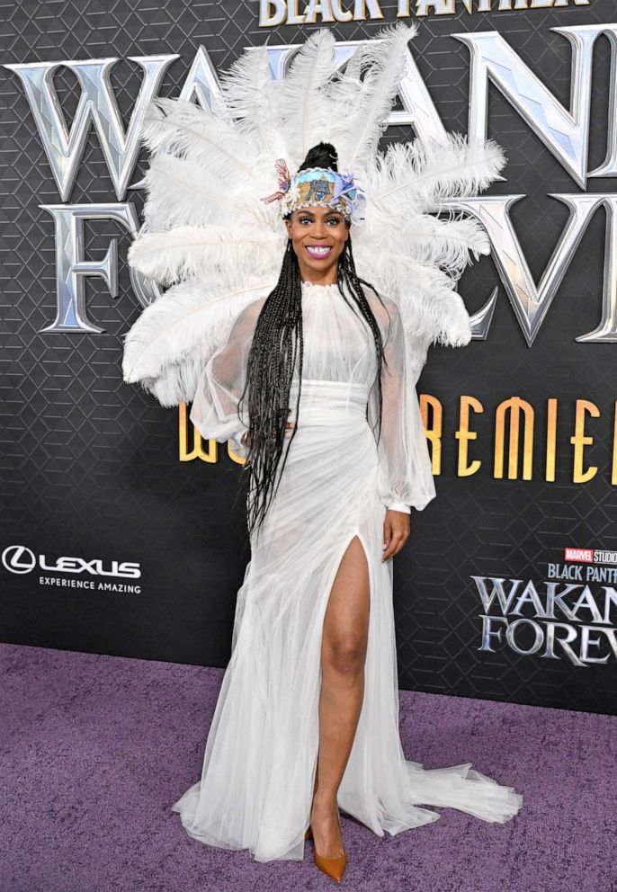 PHOTO: Hannah Beachler attends Marvel Studios' "Black Panther 2: Wakanda Forever" Premiere at Dolby Theatre on October 26, 2022 in Hollywood, Calif.