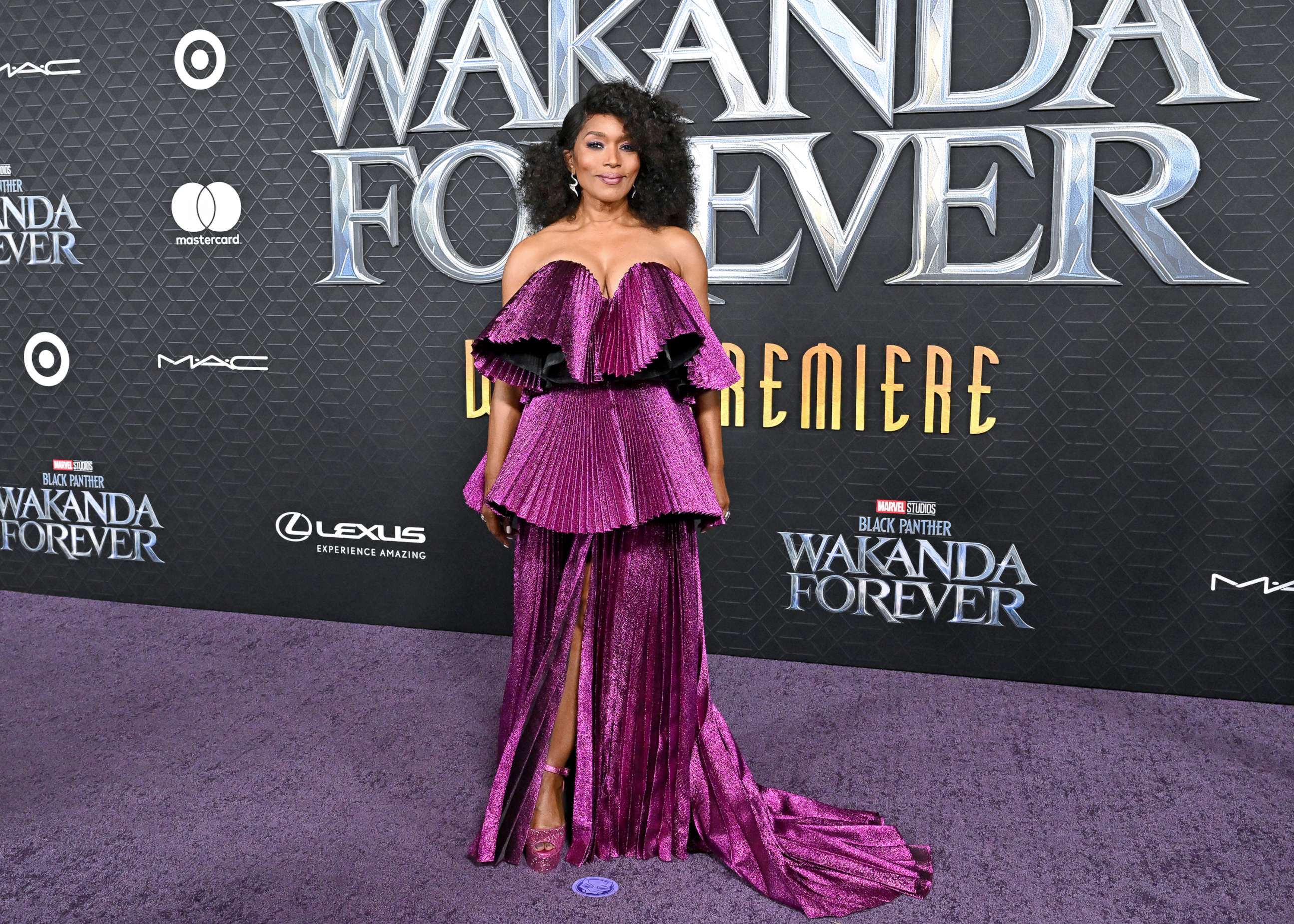 PHOTO: Angela Bassett attends Marvel Studios' "Black Panther 2: Wakanda Forever" Premiere at Dolby Theatre on Oct. 26, 2022 in Hollywood, Calif.