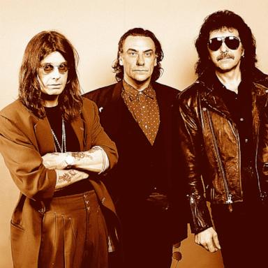 PHOTO: Black Sabbath band members, L-R: Ozzy Osbourne, Bill Ward, Tony Iommi, Geezer Butker, Nov. 18, 1992.