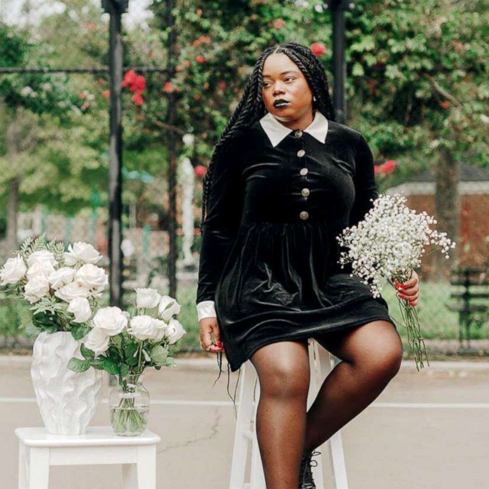 black wednesday dress Wednesday Dark Gothic Prom Beautiful Wednesday Dress – MJcostume main image 0