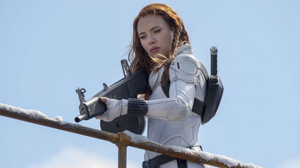 PHOTO: Scarlett Johansson stars in Marvel Studios' 2021 film, "Black Widow," directed by Cate Shortland.