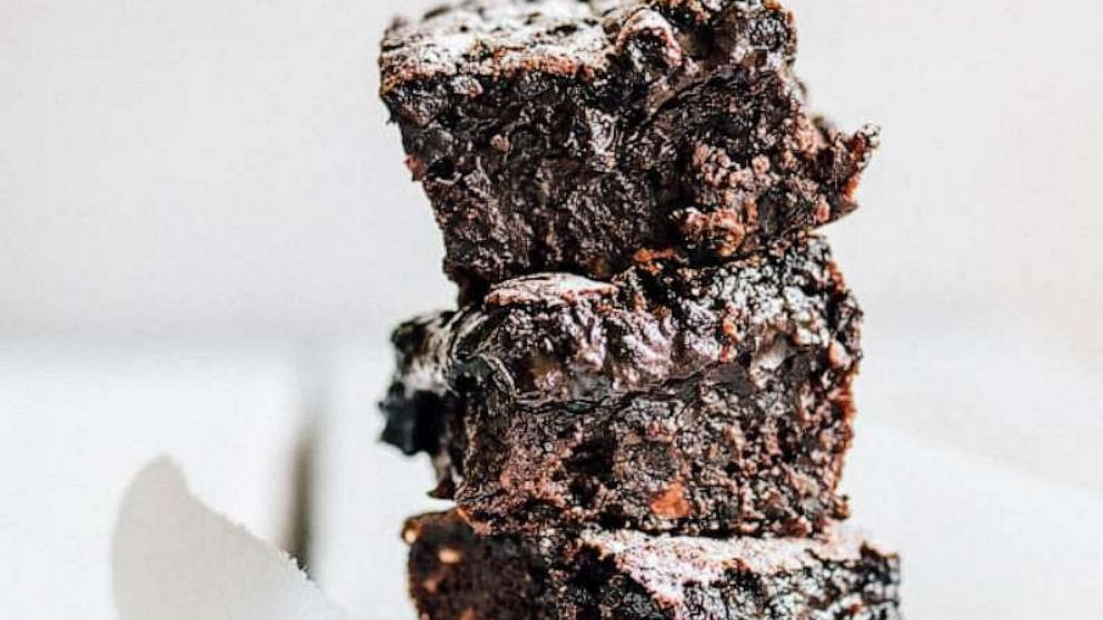 PHOTO: Gluten-free black bean brownies.