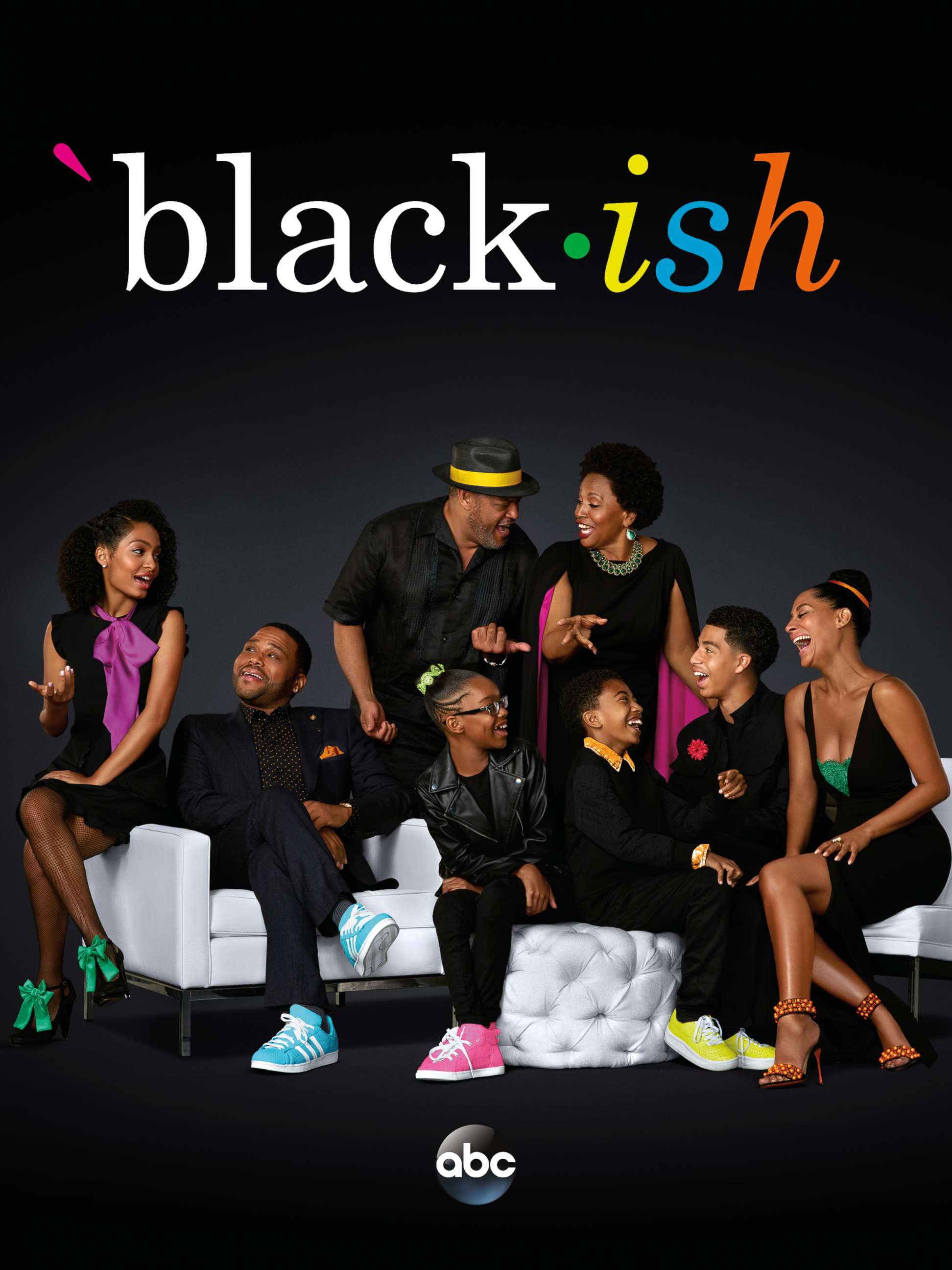 PHOTO: "Black-ish" cast from Season 3 on ABC.