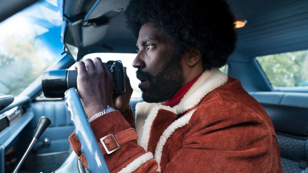 PHOTO: John David Washington as Ron Stallworth in scene from Spike Lee's film, "BlacKkKlansman."