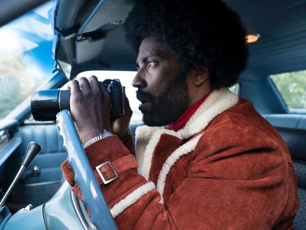 PHOTO: John David Washington as Ron Stallworth in scene from Spike Lees film, BlacKkKlansman.