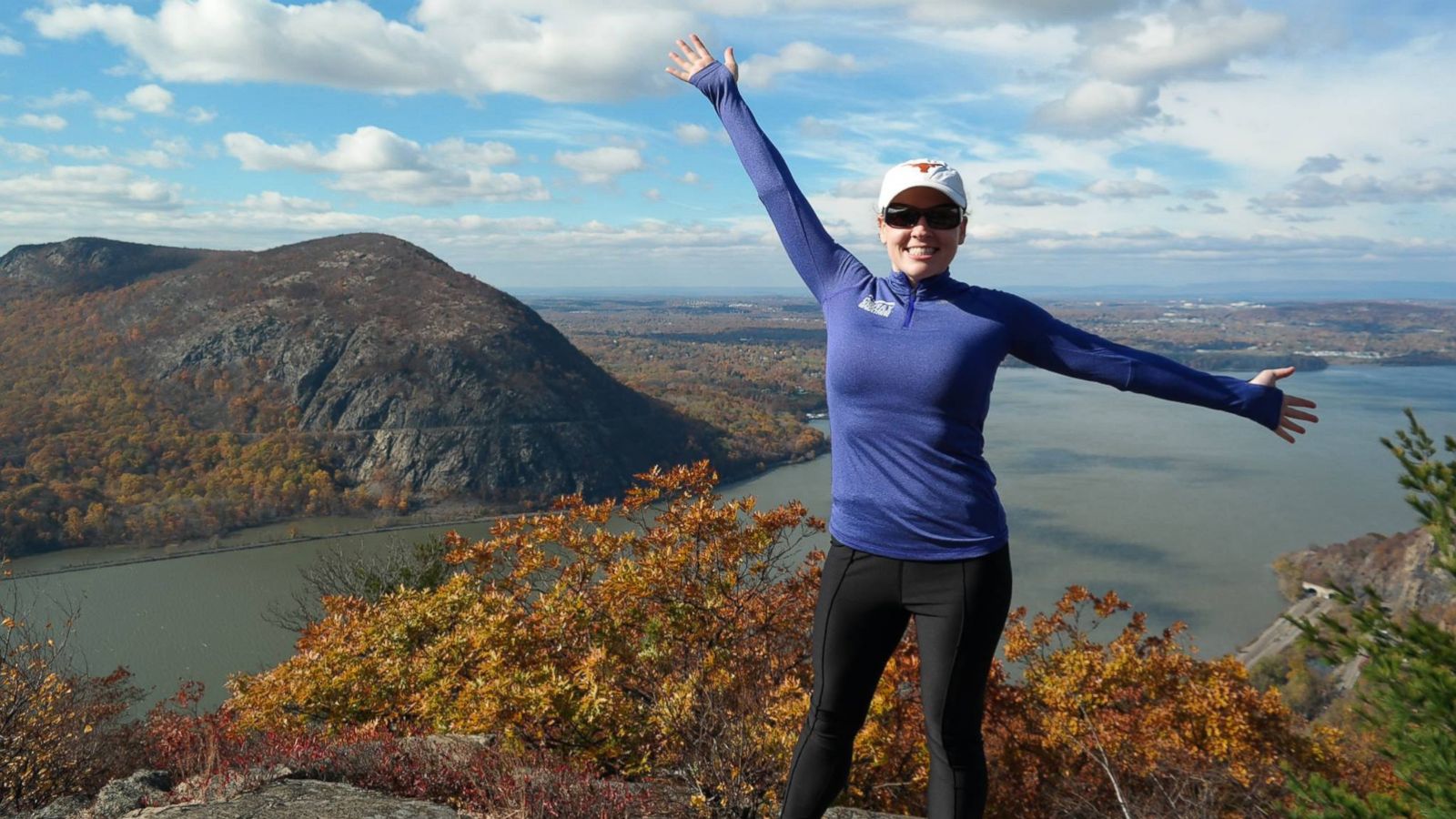 PHOTO: ABC's Blair Shiff poses for a photo while hiking Breakneck Ridge in Cold Spring, N.Y., in November 2016.