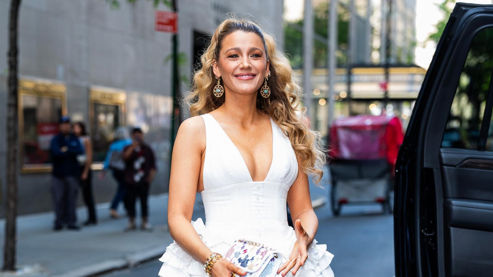 PHOTO: Blake Lively is seen in Midtown, May 1, 2025, in New York.