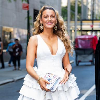 PHOTO: Blake Lively is seen in Midtown, May 1, 2025, in New York.