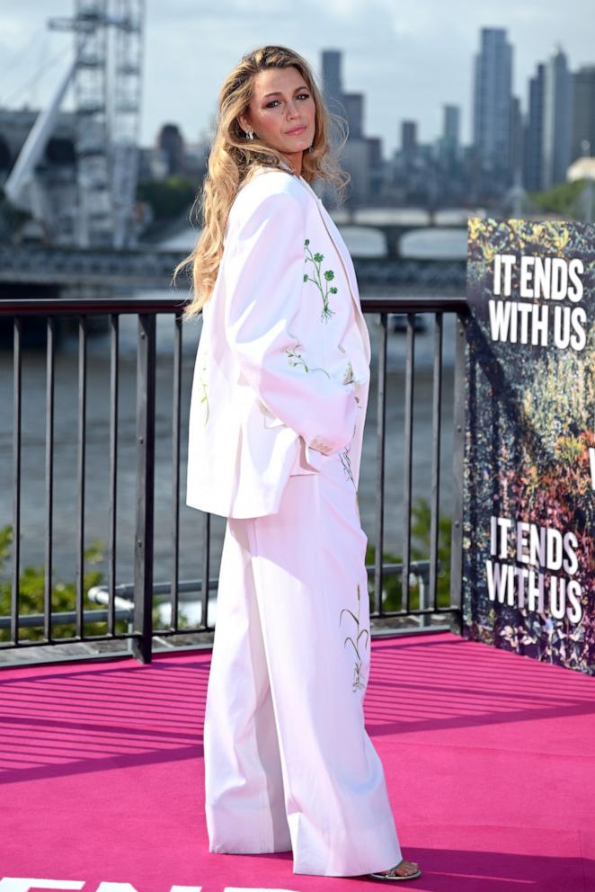 PHOTO: Blake Lively attends the photocall for "It Ends With Us," Aug. 8, 2024, in London.