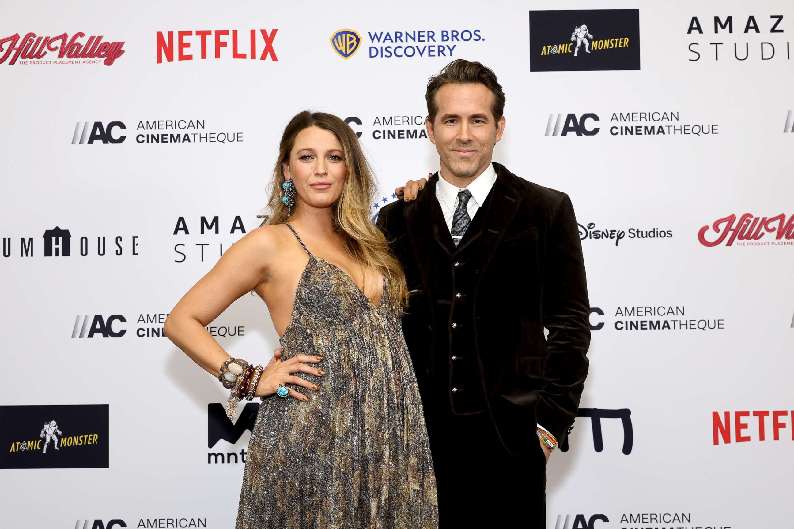 PHOTO: Blake Lively and Honoree Ryan Reynolds attend the 36th Annual American Cinematheque Awards at The Beverly Hilton, Nov. 17, 2022, in Beverly Hills, Calif.