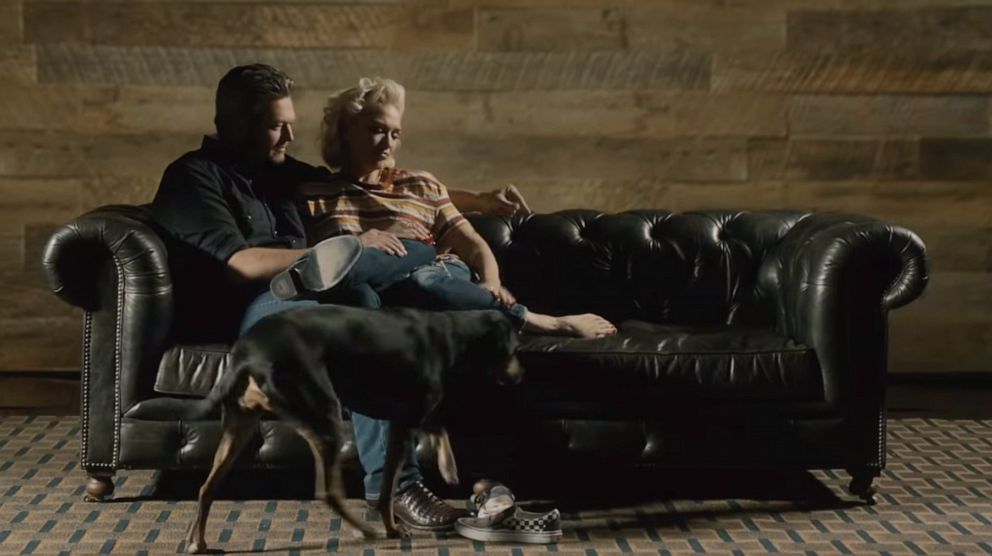 PHOTO: Blake Shelton and Gwen Stefani's "Nobody But You" music video was posted on You Tube, Jan. 21, 2020.