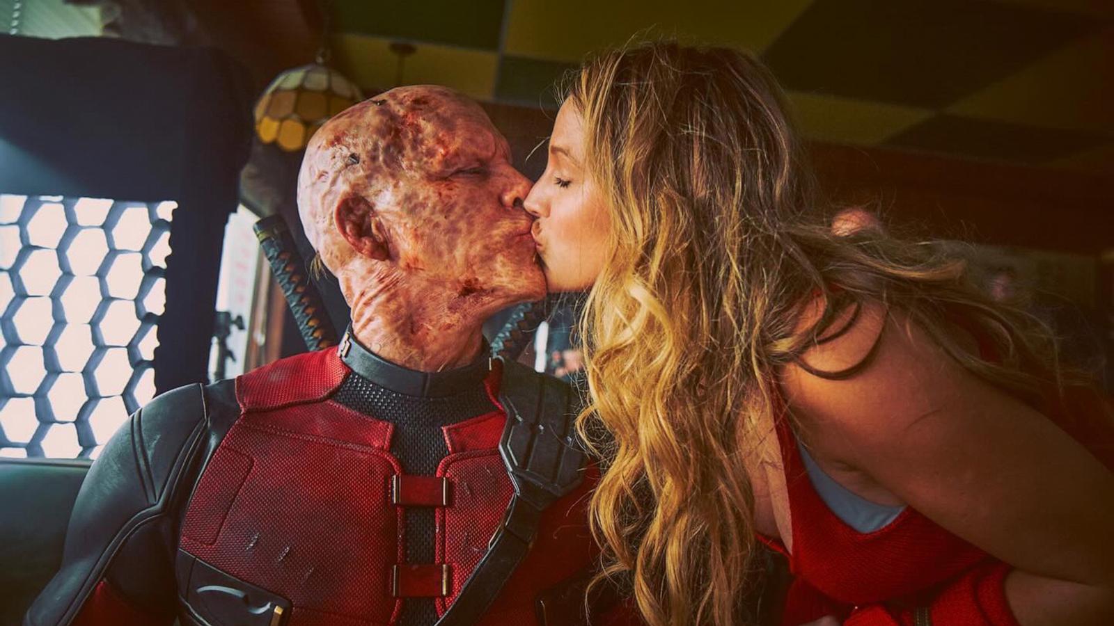 PHOTO: Ryan Reynolds as Wade Wilson/Deadpool and Blake Lively on the set of "Deadpool & Wolverine."