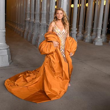 PHOTO: In this Nov. 2, 2024, file photo, Blake Lively arrives at the 2024 LACMA Art+Film Gala at Los Angeles County Museum of Art in Los Angeles.