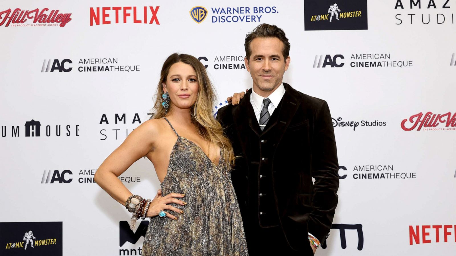 PHOTO: Blake Lively and Honoree Ryan Reynolds attend the 36th Annual American Cinematheque Awards at The Beverly Hilton, Nov. 17, 2022, in Beverly Hills, California.