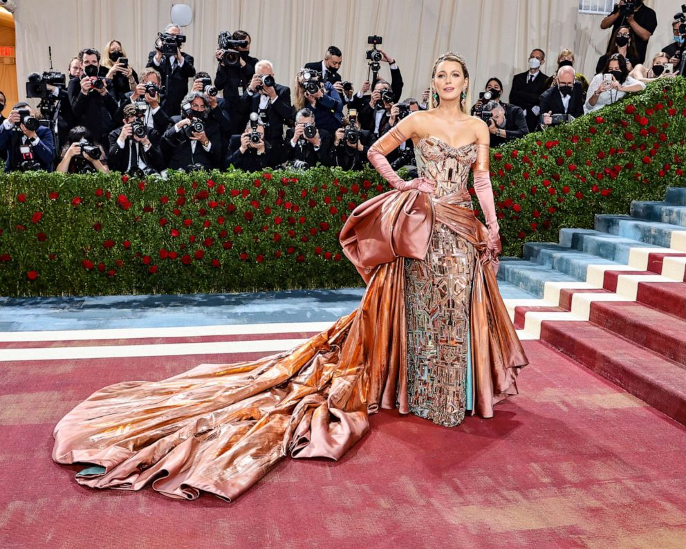 PHOTO: Blake Lively attends The 2022 Met Gala Celebrating "In America: An Anthology of Fashion" at The Metropolitan Museum of Art, May 2, 2022, in New York.