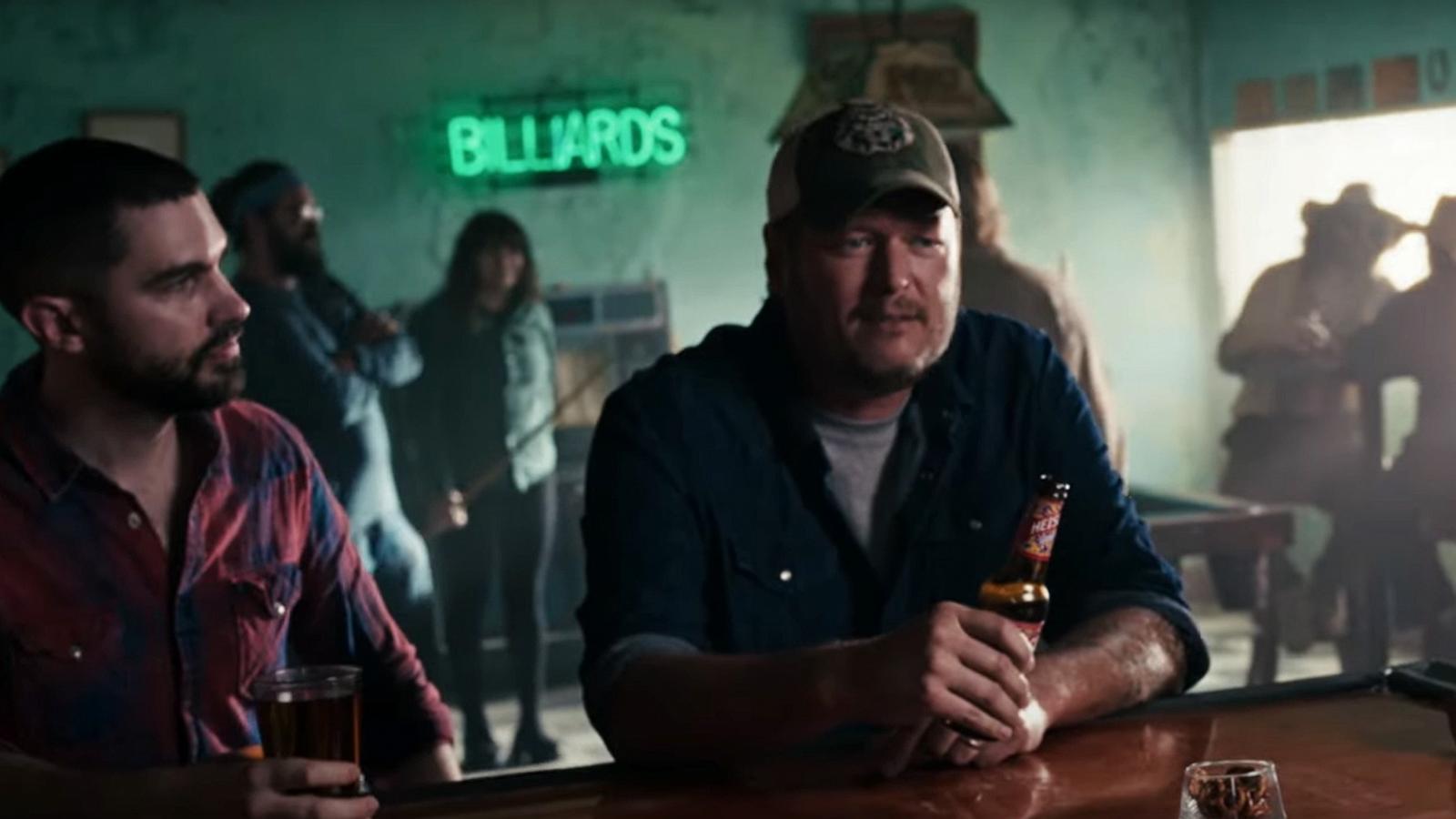 PHOTO: In this screen grab, Blake Shelton is shown in a scene from his music video "Texas."