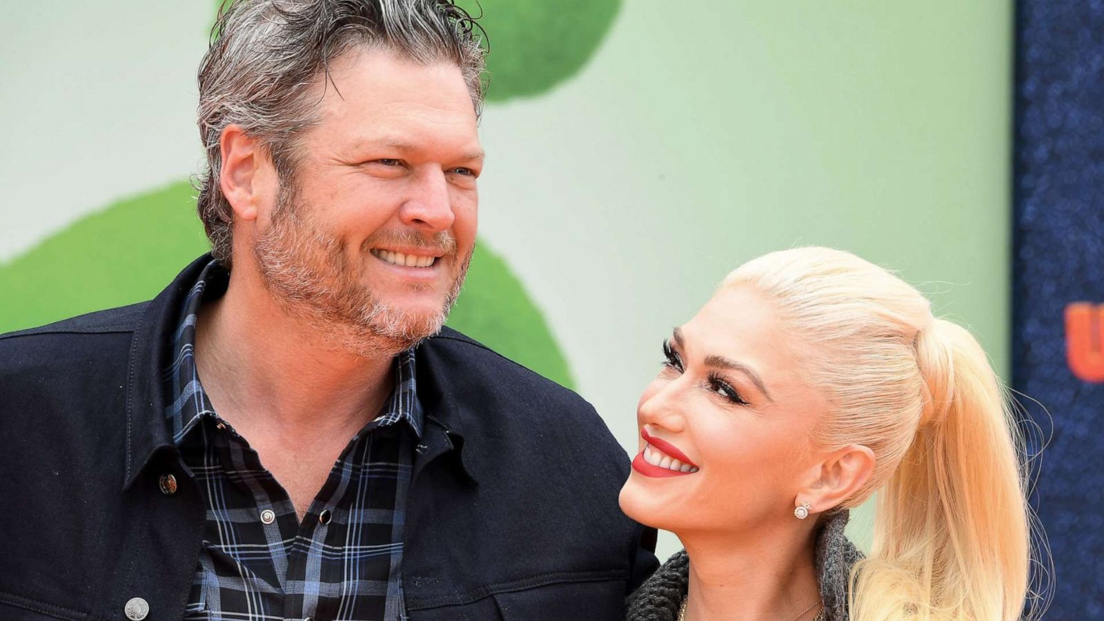 PHOTO: Blake Shelton and Gwen Stefani arrive at the premiere Of "UglyDolls" on April 27, 2019, in Los Angeles.