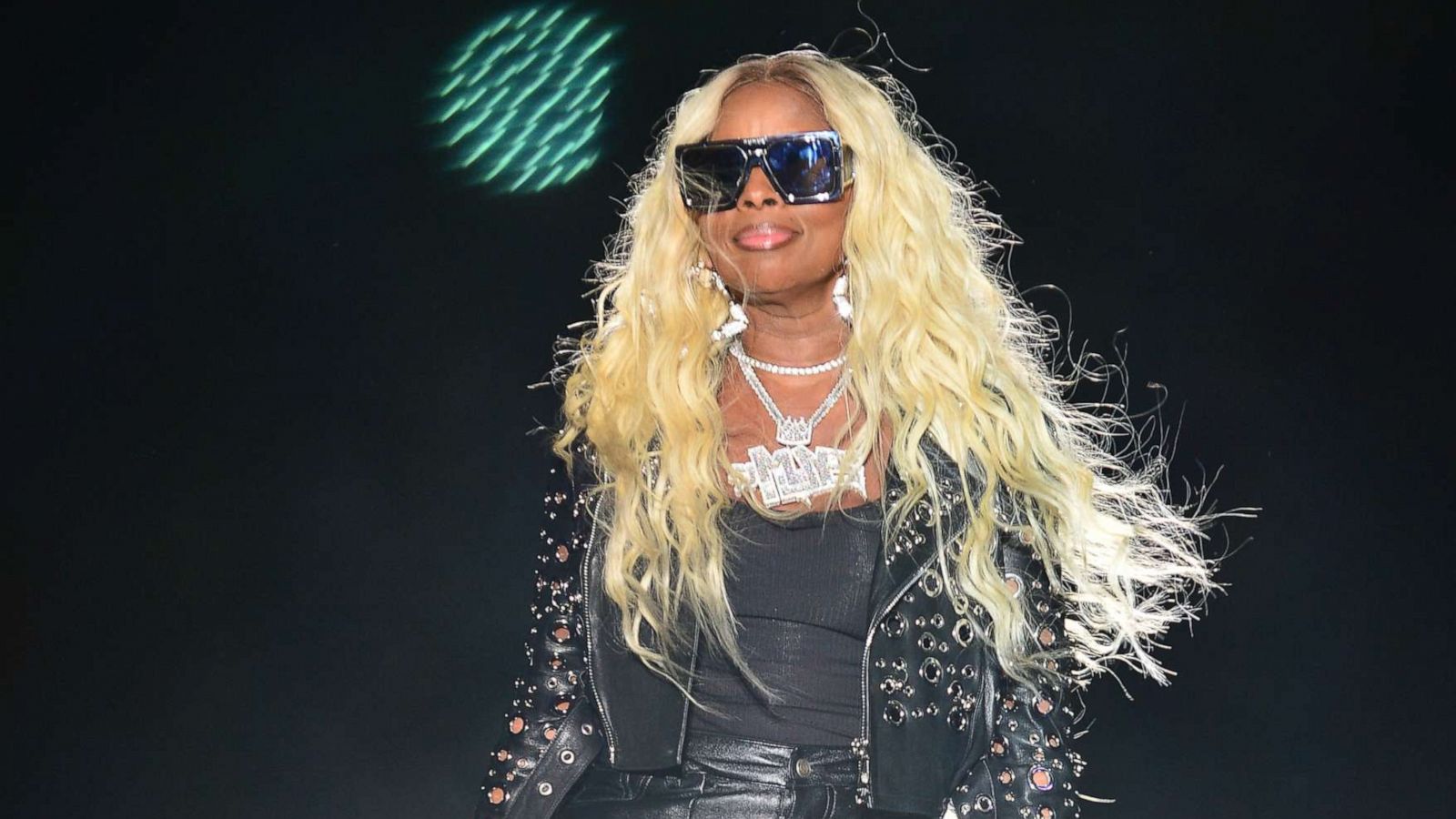 PHOTO: Mary J. Blige performs live on stage during the 15th Annual Jazz In The Gardens Music Festival at Hard Rock Stadium, March 12, 2022, in Miami Gardens, Fla.