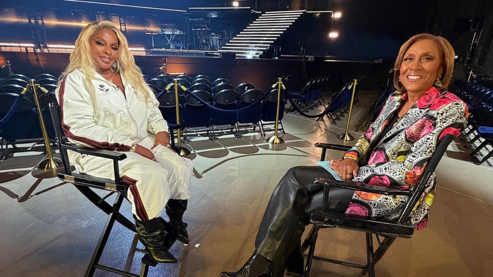 PHOTO: Mary J. Blige sat down with ABC News' Robin Roberts on "Good Morning America" to reflect on healing and legacy as she launches her Las Vegas residency.