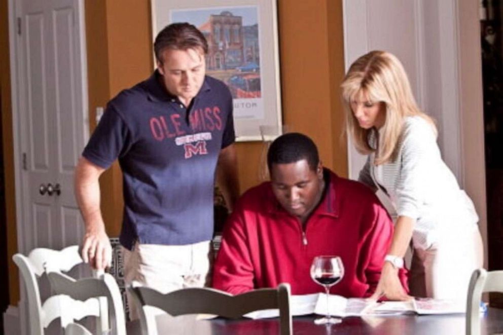 PHOTO: A scene from the 2009 movie "The Blind Side" based on the life of Michael Oher.