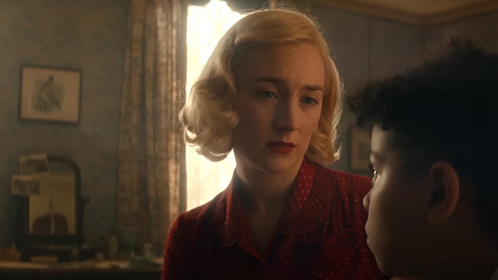 PHOTO: Saoirse Ronan is shown in a scene from the movie, "Blitz."