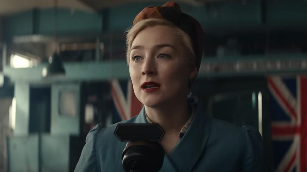 PHOTO: Saoirse Ronan is shown in a scene from the movie "Blitz."