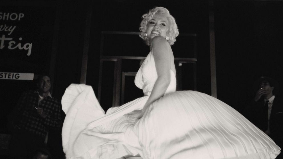 PHOTO: Ana de Armas plays Marilyn Monroe in the Netflix film. "Blond."