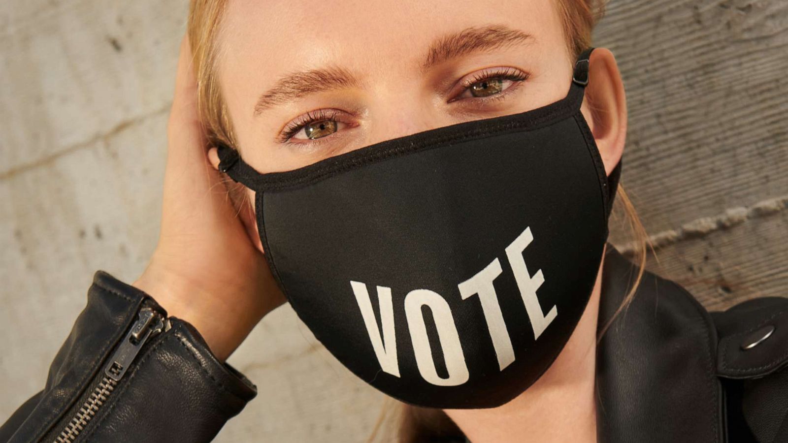 PHOTO: Bloomingdale's teamed up with Allen Hughes to release a limited edition "vote" face mask to help support the When We All Vote organization.