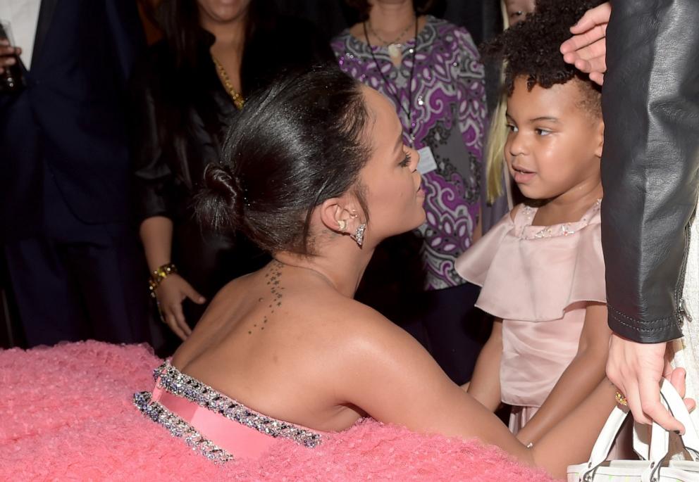 PHOTO: Rihanna and Blue Ivy Carter attend The 57th Annual GRAMMY Awards on Feb. 8, 2015 in Los Angeles.