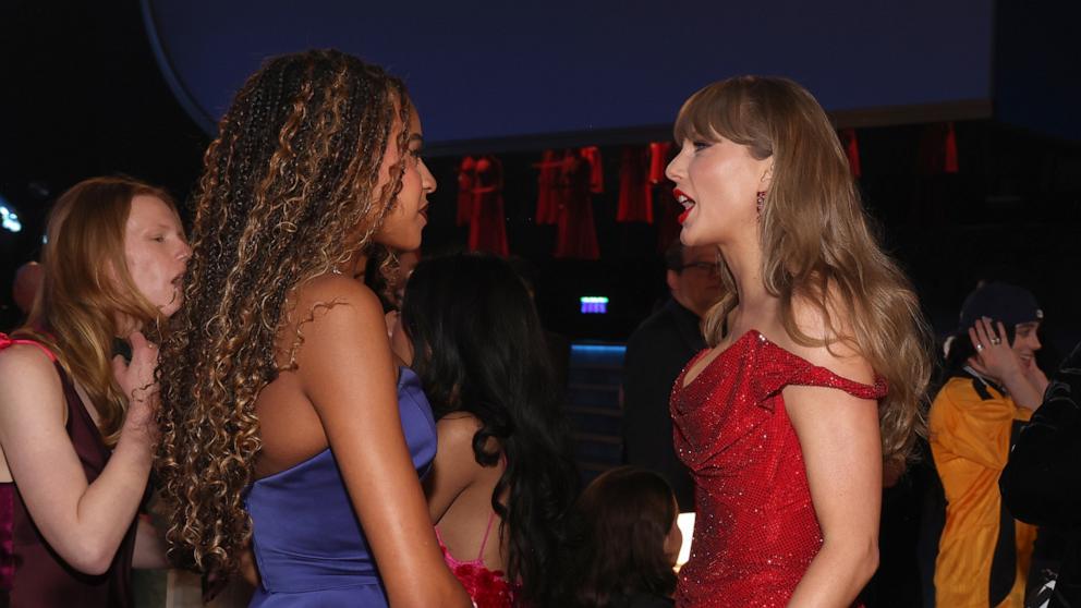 PHOTO: Blue Ivy Carter and Taylor Swift attend the 67th Annual GRAMMY Awards on Feb. 02, 2025 in Los Angeles.