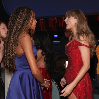 PHOTO: Blue Ivy Carter and Taylor Swift attend the 67th Annual GRAMMY Awards on Feb. 02, 2025 in Los Angeles.