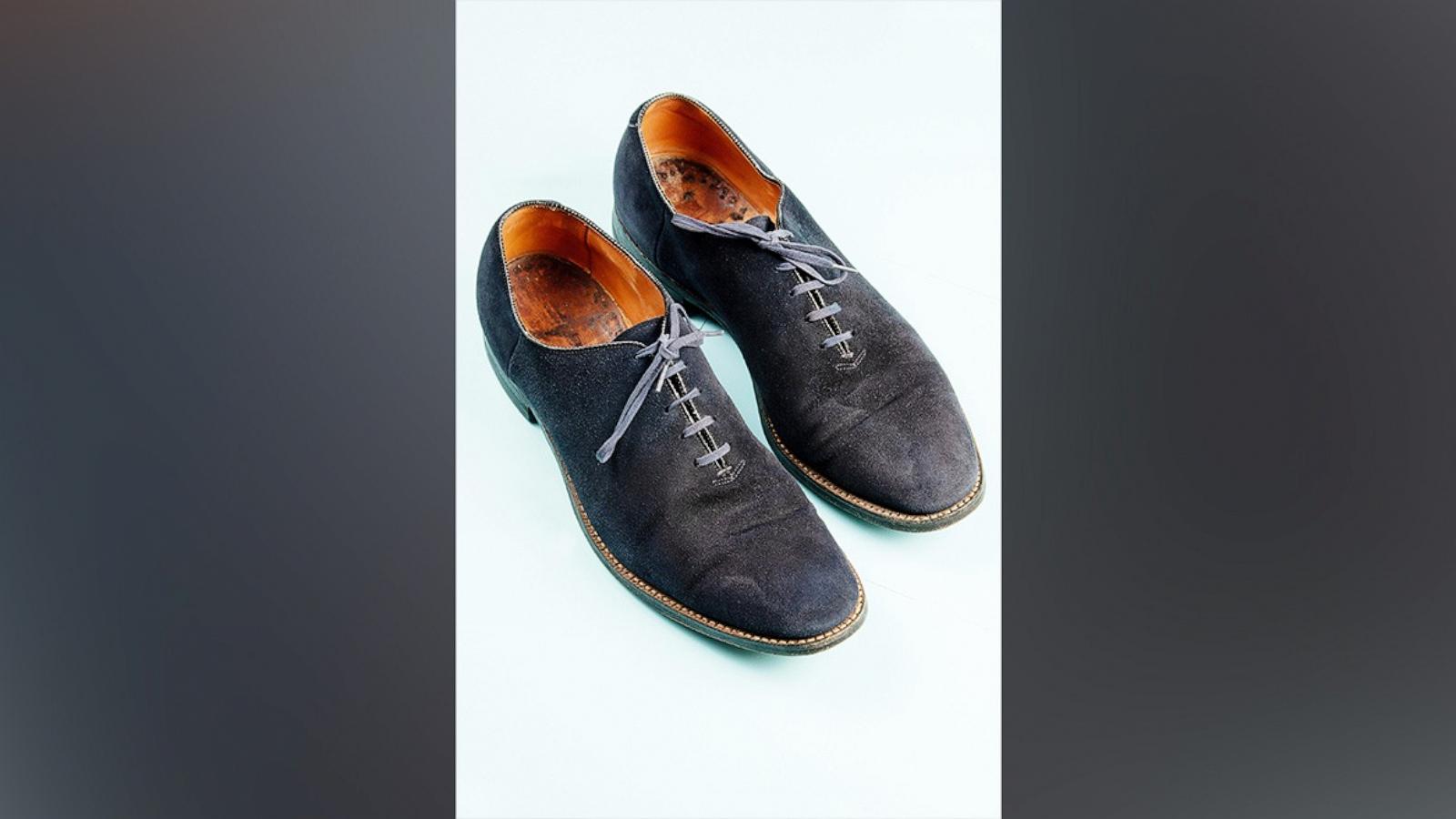 PHOTO: A pair of Elvis Presley's blue suede shoes are coming up for sale for £120,000. The US size 10.5 shoes are being sold at Henry Aldridge & Son Auctioneers of Devizes, Wilts, UK.