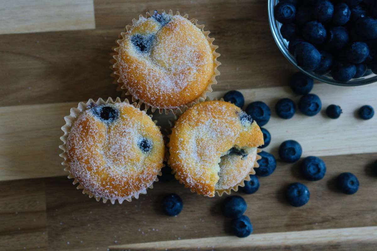 PHOTO: Keto blueberry muffins by KetoConnect.net are pictured here.