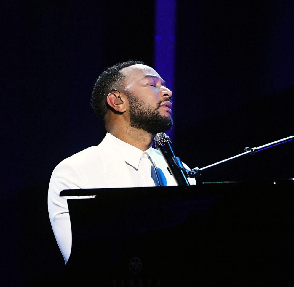 PHOTO: John Legend performs onstage at the 2020 Billboard Music Award broadcast on Oct. 14, 2020 at the Dolby Theatre in Los Angeles.