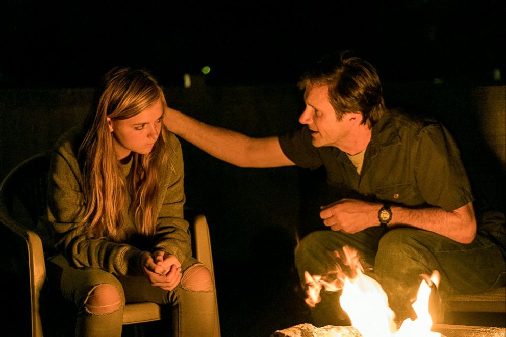 PHOTO: Elsie Fisher and Josh Hamilton in a scene from "Eighth Grade."