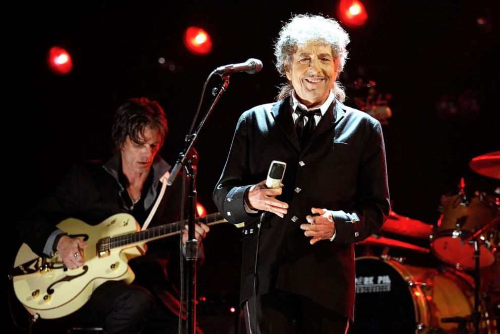 PHOTO: Bob Dylan onstage during the 17th Annual Critics' Choice Movie Awards held in Los Angeles, Jan., 12, 2012.