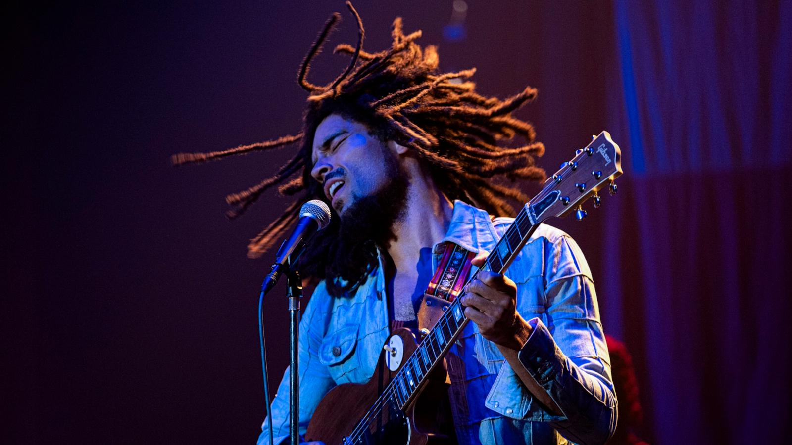 PHOTO: This image released by Paramount Pictures shows Kingsley Ben-Adir in "Bob Marley: One Love."