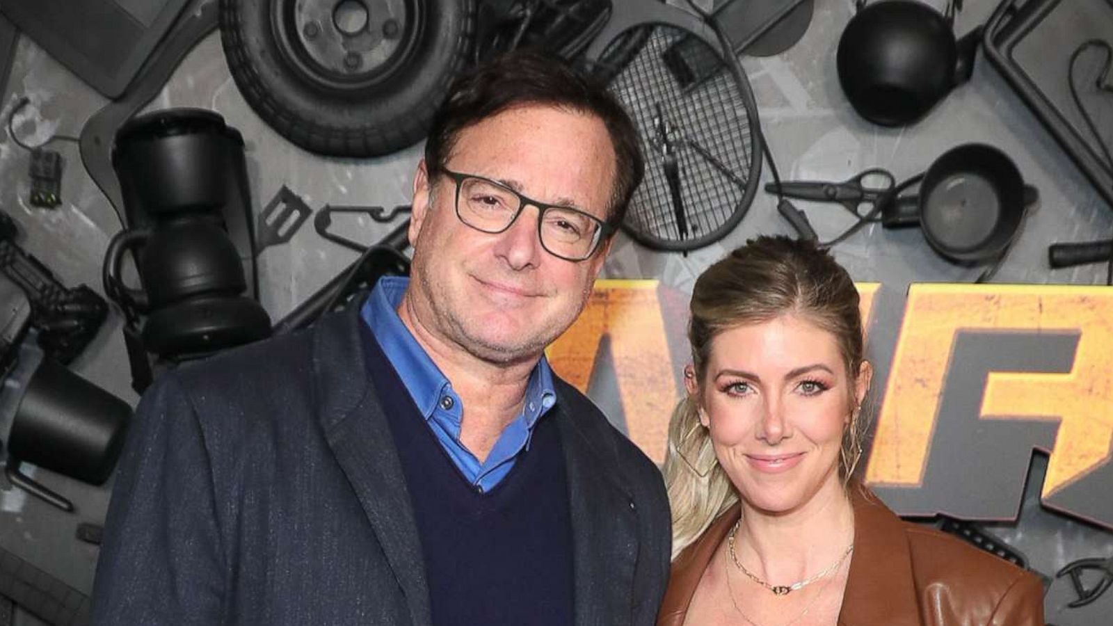 PHOTO: Kelly Rizzo and Bob Saget attend the red carpet premiere and party for "MacGruber" on Dec. 8, 2021 in Los Angeles.