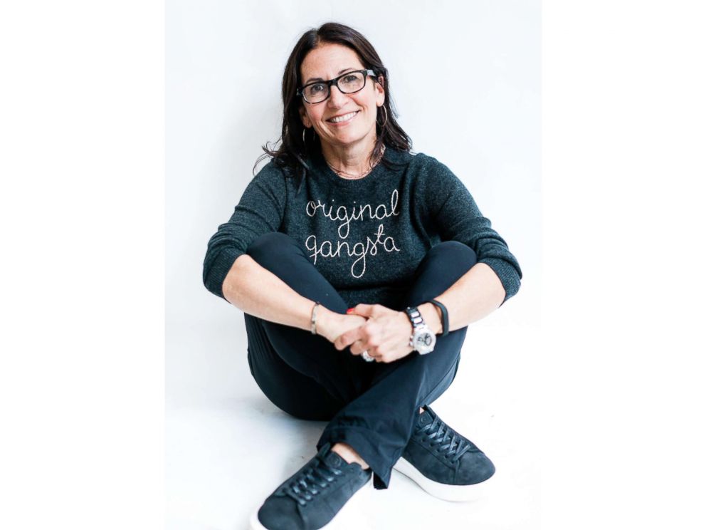 PHOTO: Bobbi Brown poses for a photo wearing GREATS sneakers.